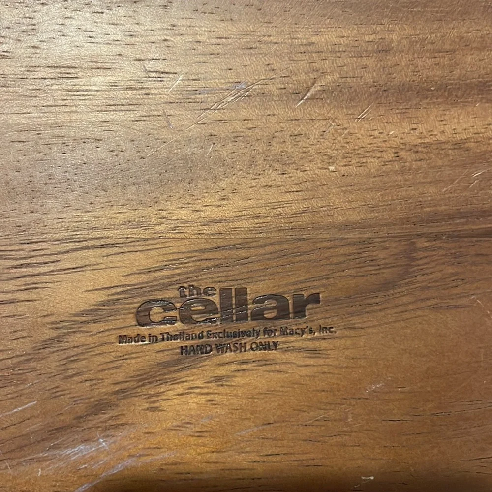 The Cellar acacia wood salad set